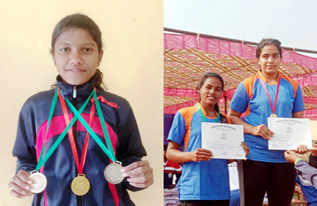 Ishita of Girls College wins Gold