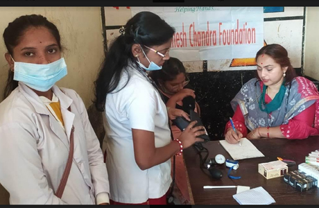 Mega Health Camp by NSS of Girls College