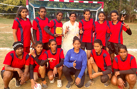 Girls College Wins Handball Trophy for the seventh consecutive time