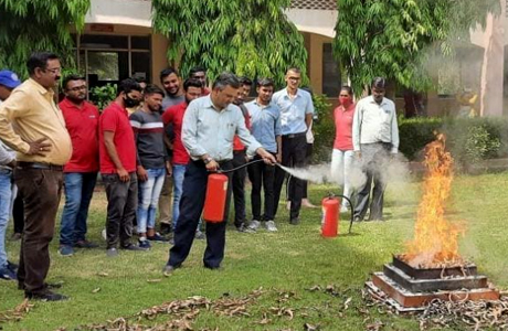Fire Safety training in Rungta R-1 College