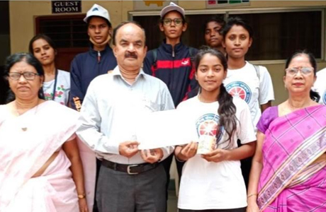 Sanjana of Girls College Durg participates in NIC