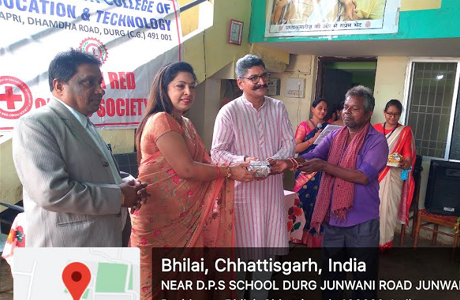 DSCET Redcross visits Ramshila Ki Kutiya
