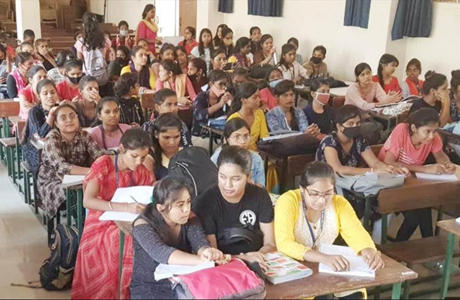 Star College Lecture in Patankar Girls College