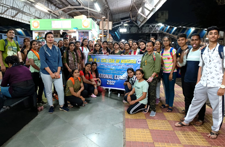 Students of MJ College of Nursing on Educational Trip