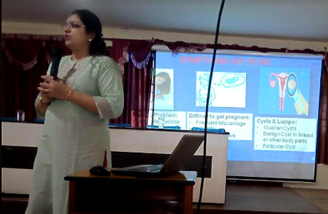 Guest lecture on PCOS at SSSSMV
