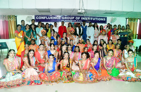 Garba and Dandiya in Confluence College