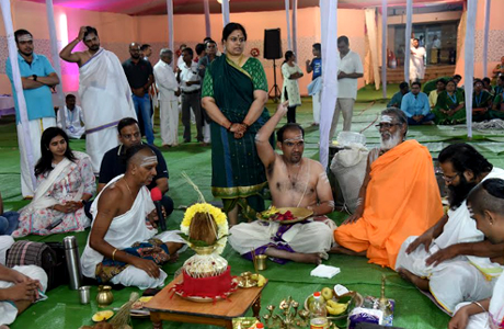 Skandashram hold various rituals