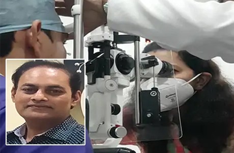 Accident victim donates both eyes in Raipur