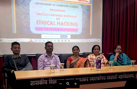 Ethical Hacking Workshop in Science College Durg
