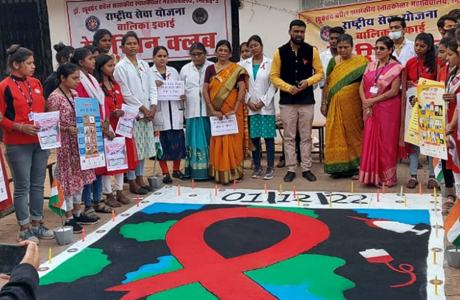 AIDS awareness fortnight in Khubchand College
