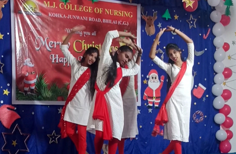 Pre Christmas Celebration in MJ College of Nursing