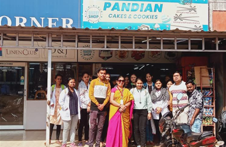 SSSSMV students Visit Akshay Patra and Pandian Bakery