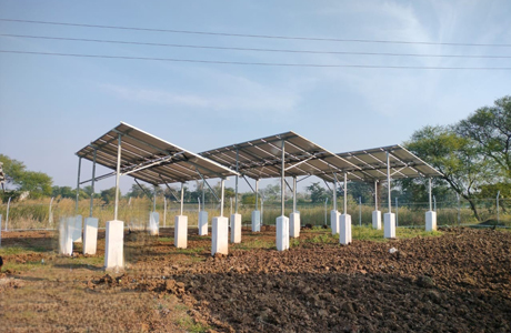 Community solar pump for irrigation