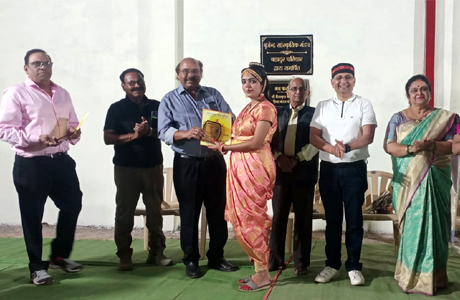 Felicitation ceremony by Chitragupta Mandir Samiti