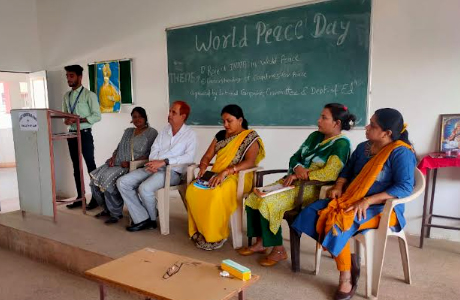 Debate on Peace Day at Bharti University