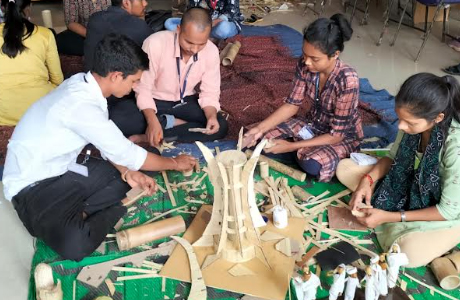 Bamboo Craft Workshop at Science College Durg