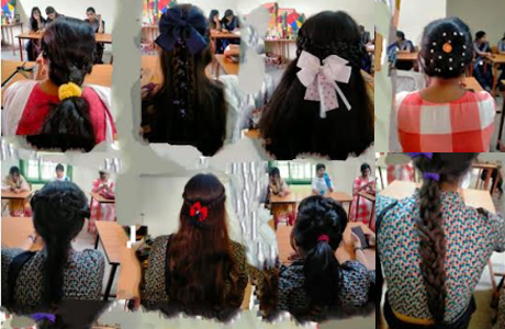 Hairstyle competition in JGSCE