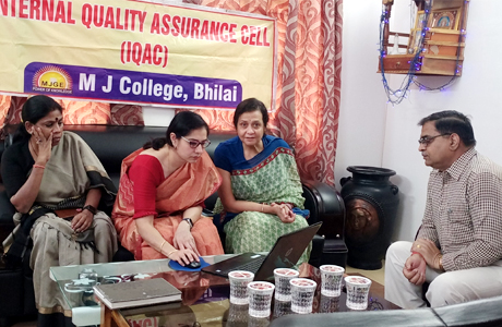 IQAC of MJ College reviews last assessment