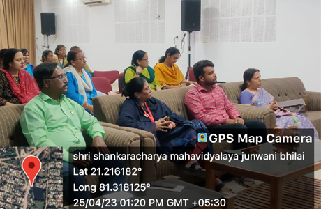 Creative Teaching Workshop in SSMV Bhilai