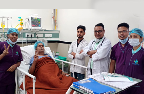 Pyelonephritis patient in Aarogyam Hspital