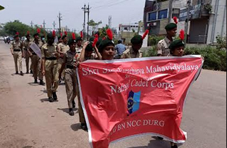 NCC cadets of SSMV awareness rally