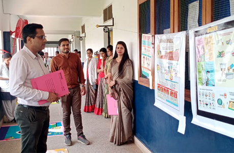 Poster competition in MJ College of Nursing