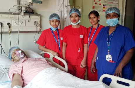 Patient recovers from multiple complications at Hitek