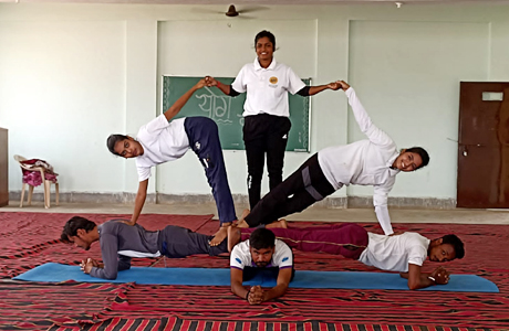 Yoga in Shaildevi Mahavidyalaya