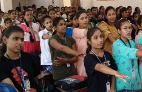 Anti Ragging week in Girls College Durg