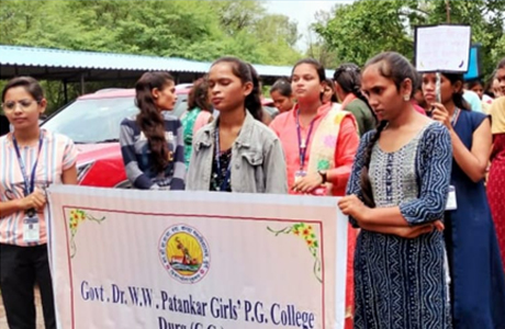 Nutrition Week in Girls College Durg