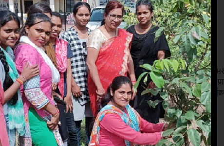 DSCET teachers tie Rakhi to Trees