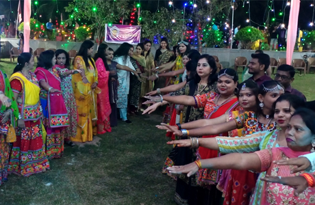 Raas Garba at MJ College, Oath for Vote