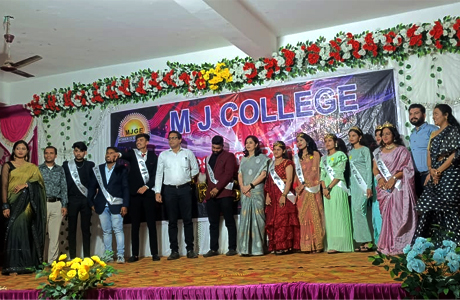 Miss and Mister freshers in MJ College