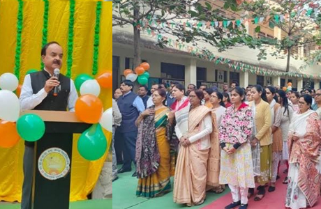 Republic Day celebrated in Girls College Durg
