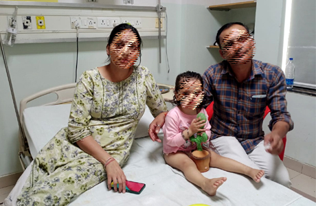 Severe pneumonia treated in 2 yr old kid at Hitek Hospital