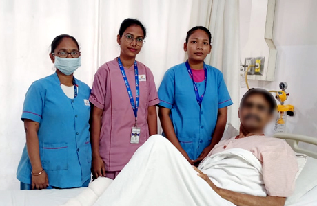 Drs at Hitek save a patient from amputation