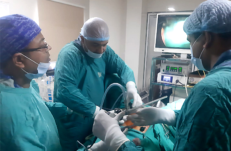 Bladder fistula repaired in Aarogyam Hospital Bhilai
