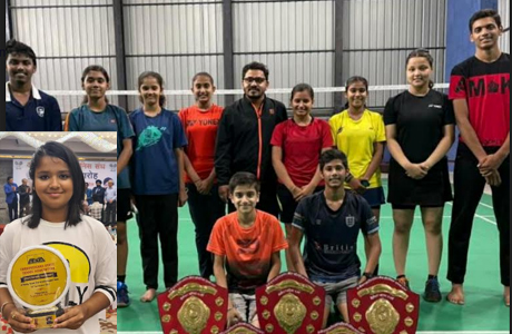 बैडमिंटन एवं लॉन टेनिस में चमके रूंगटा पब्लिक स्कूल के सितारे
