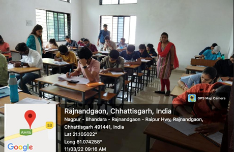 कान्फ्लुएंस कालेज में मॉडल परीक्षा का आयोजन