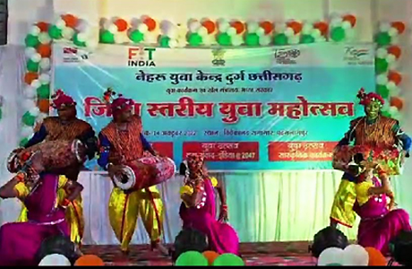Science College NSS shines in District Youth Festival