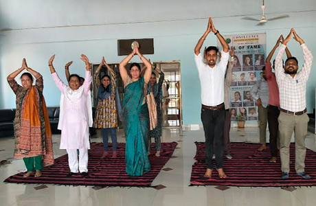 Yoga Day in Confluence College