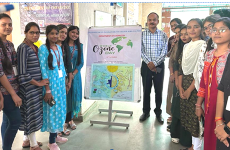 Ozone day observed in Girls College Durg
