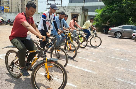 Slow cycling competition in SSMV Bhilai