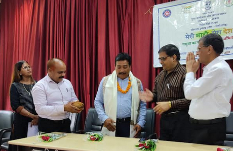Ex Servicemen felicitated under Meri Mati Mera Desh