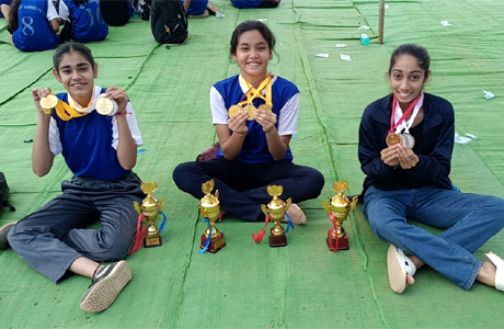 Bhilai Girls bag all medals in state level gymnastics