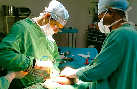 Laparoscopic repair of 5 Hernias in Hitek