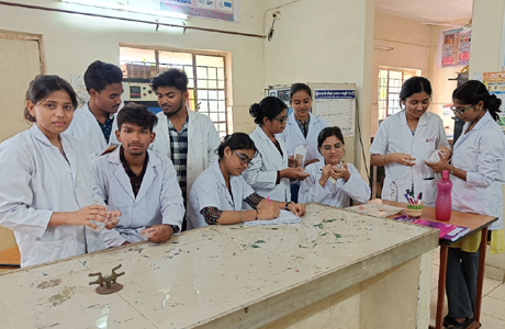 Internship on basic mircrobial technique at SSSSMV Bhilai