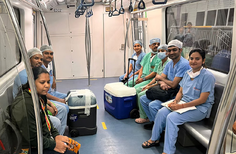 Bengaluru Metro transports donar organs in record time