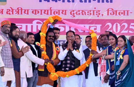 CM Vishnu Dev Sai attends Kanwar Samaj Sammelan in Kansabel