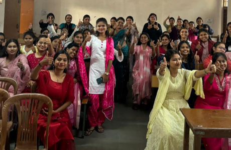 Maths day observed in Patankar Girls College Durg